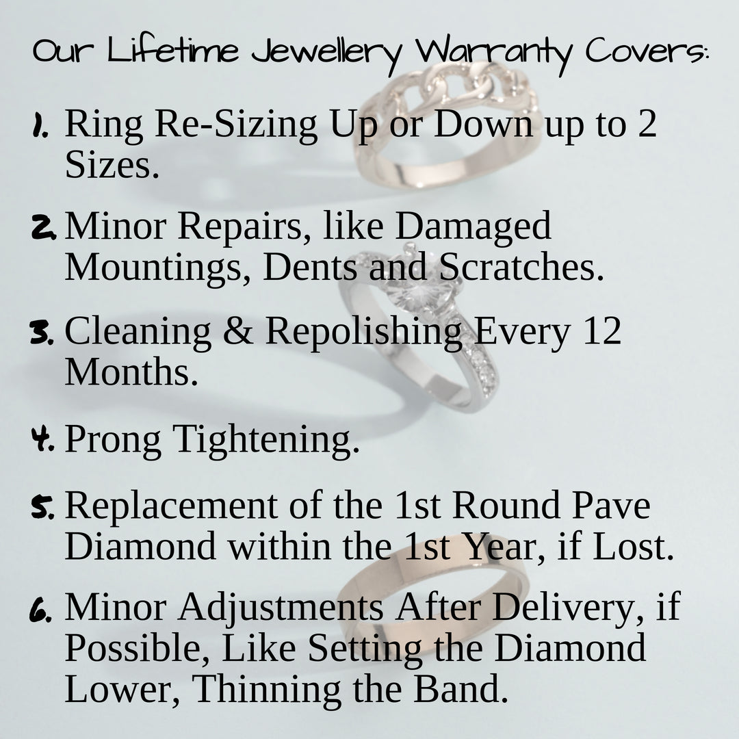 Lifetime Jewellery Warranty