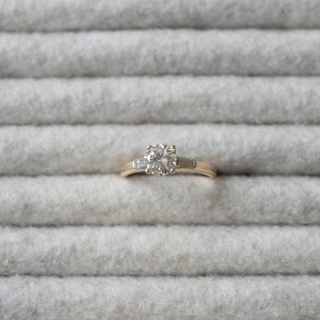 1.2 Carat Three Stone Diamond Ring