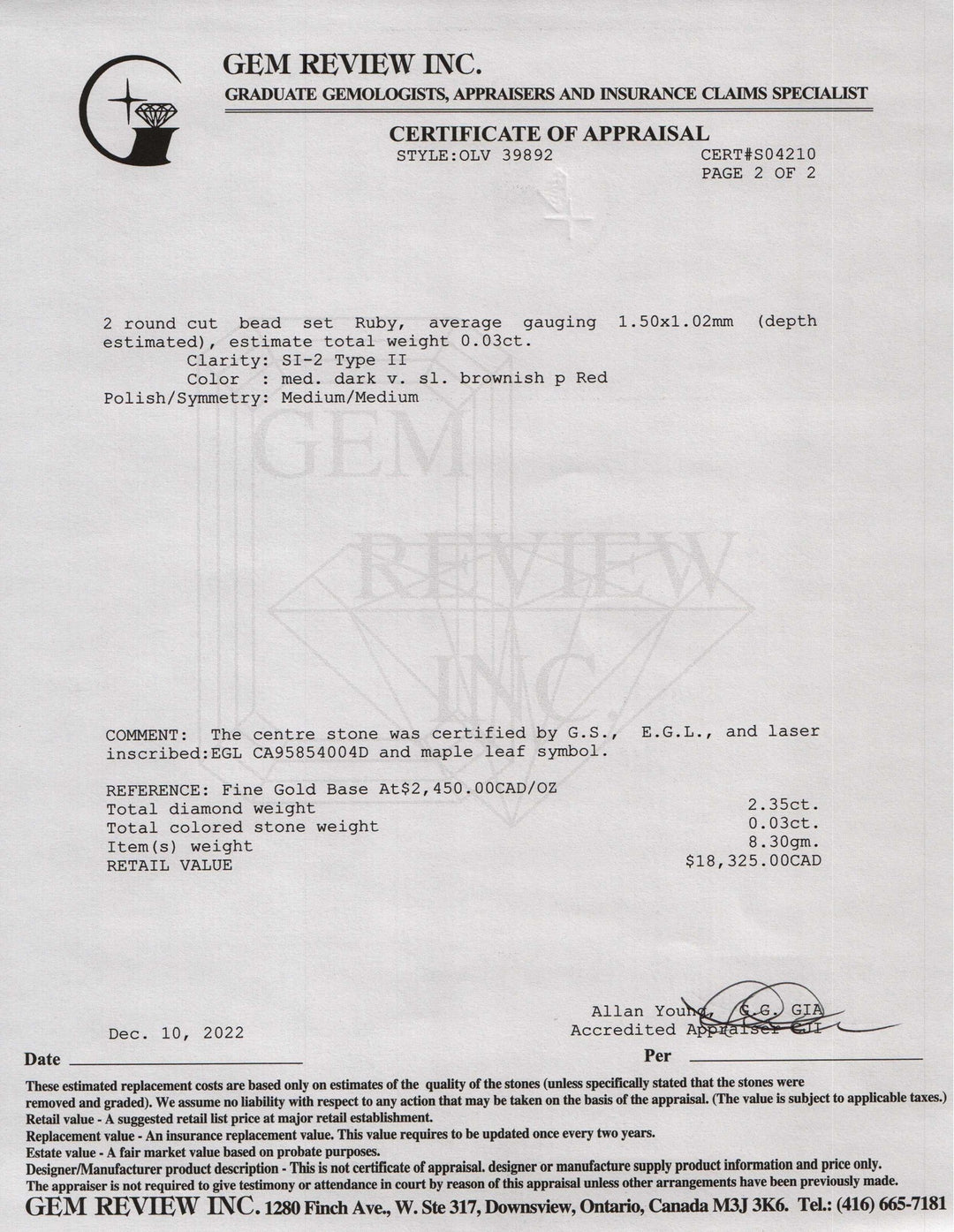 2.35 Carat Double-Halo Diamond Engagement Ring