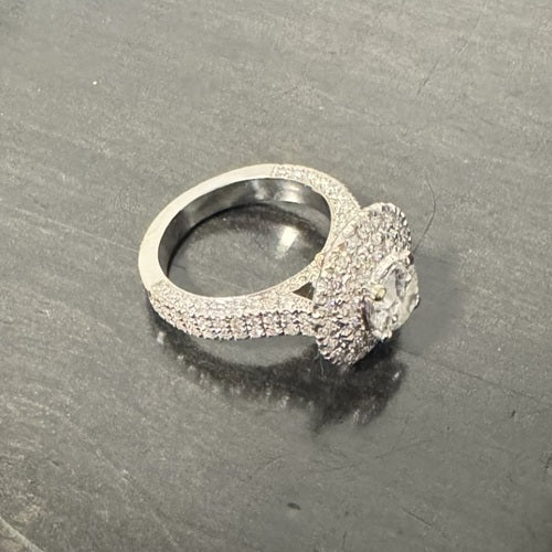 2.35 Carat Double-Halo Diamond Engagement Ring