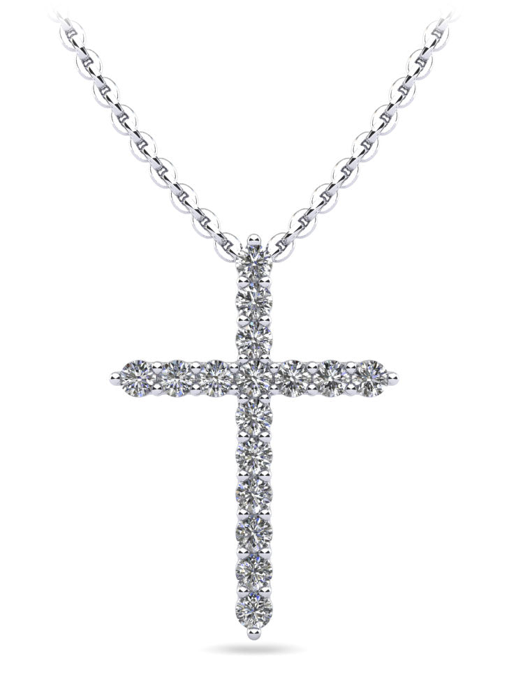 Cross Diamond Necklace