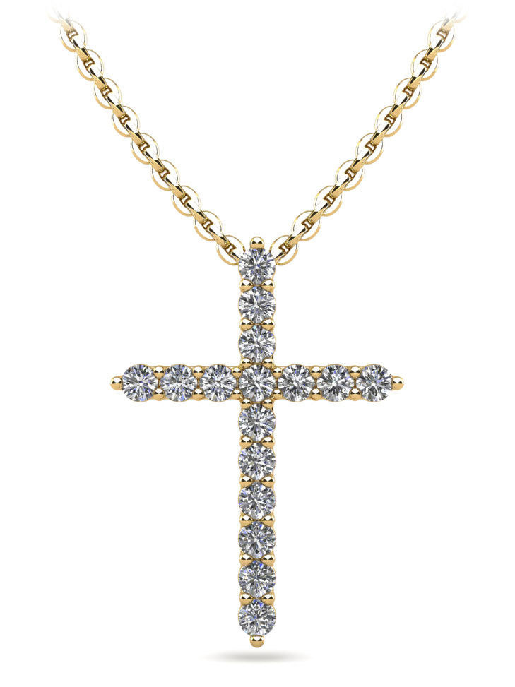 Cross Diamond Necklace