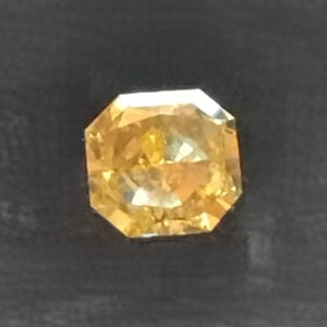 1 Carat Fancy Intense Yellow Radiant Diamond