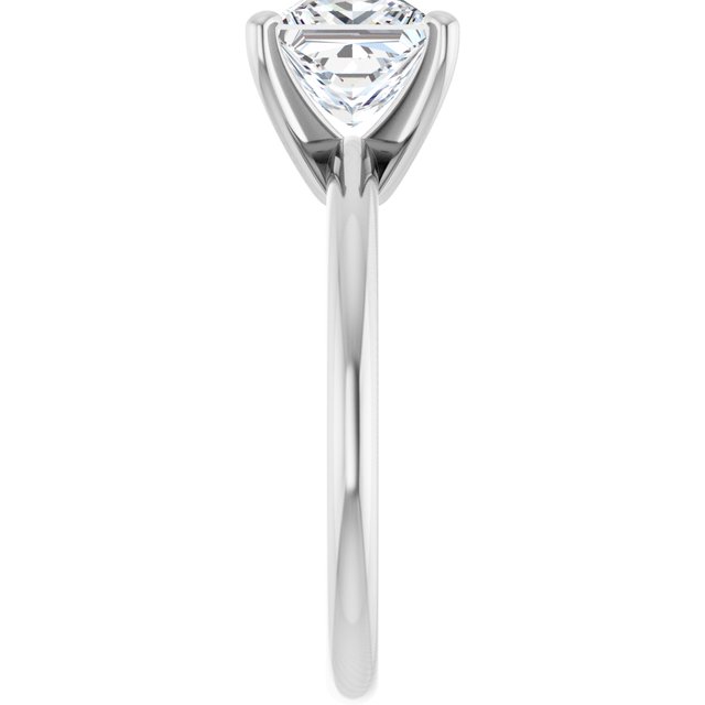 2.36 Carat Lab-Grown Princess Diamond Solitaire Ring